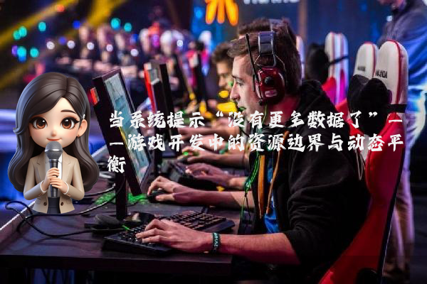 当系统提示“没有更多数据了”——游戏开发中的资源边界与动态平衡